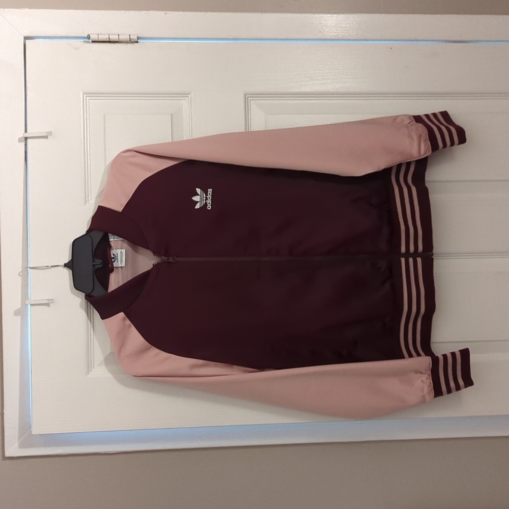 Adidas Satin Bomber Jacket Medium